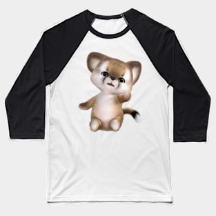 Aorable happy cute furry Puma Baseball T-Shirt